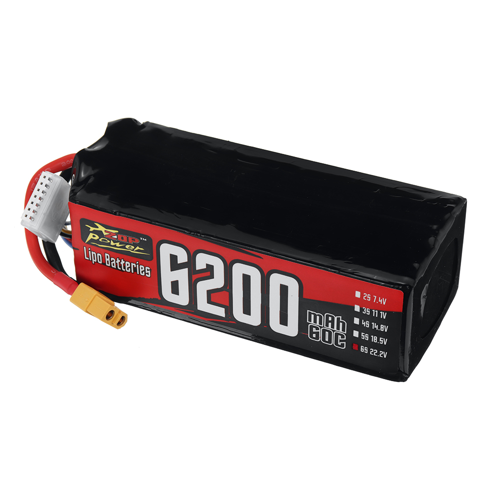 ZOPPower222V6200mAh60C6S13764WhLiPoBatteryXT60PlugforRCDrone-2004526-4