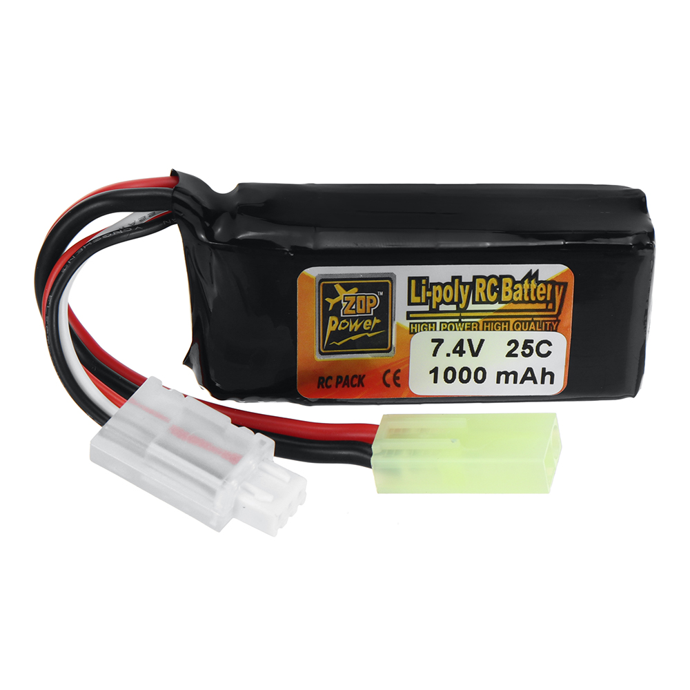 ZOPPower2S74V1000mAh25CLiPoBatteryTPlugforRCCarAirplaneHelicopterFPVRacingDrone-1990661-1