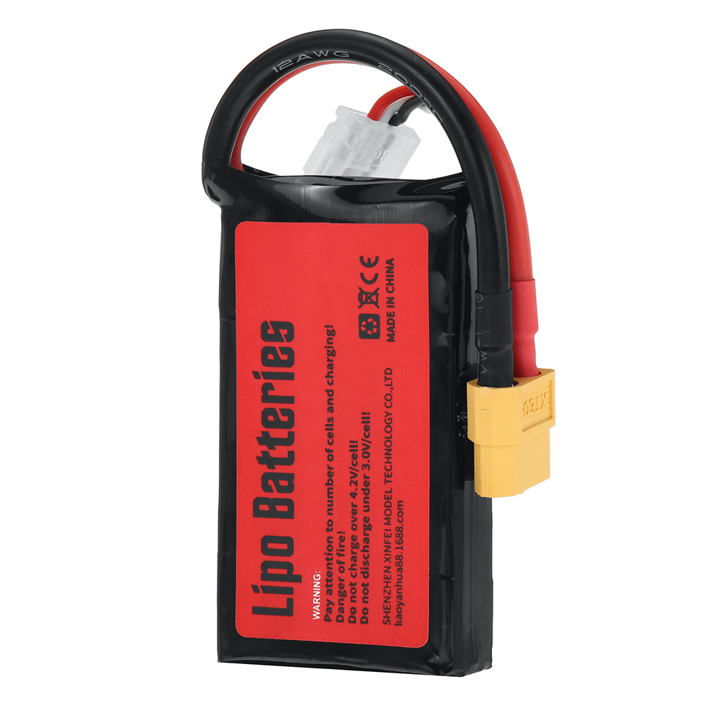 ZOPPower2S74V1500mAh120240C111WhLiPoBatteryXT60PlugforWltoys144001RCCar-2002602-7