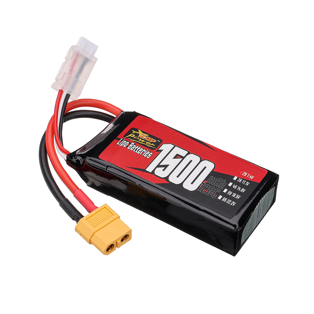 ZOPPower2S74V1500mAh120C111WhLiPoBatteryXT60PlugforRCDrone-1996474-4