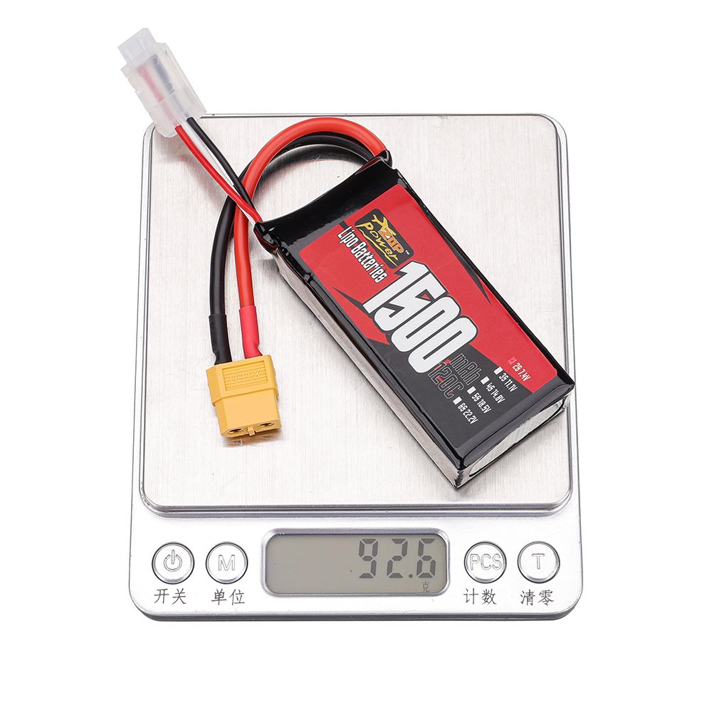 ZOPPower2S74V1500mAh120C111WhLiPoBatteryXT60PlugforRCDrone-1996474-10
