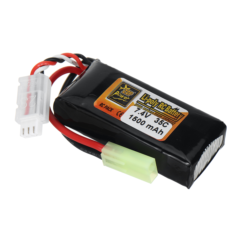 ZOPPower2S74V1500mAh35CLiPoBatteryTPlugforRCCarAirplaneHelicopterFPVRacingDrone-1990751-2
