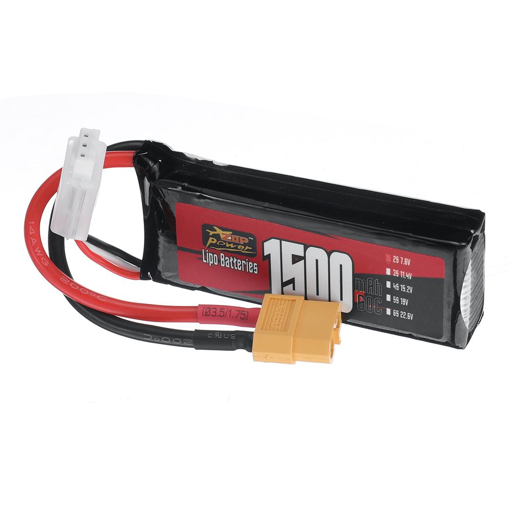 ZOPPower2S76V1500mAh60C114WhLiPoBatteryXT60PlugforRCDrone-1996285-6