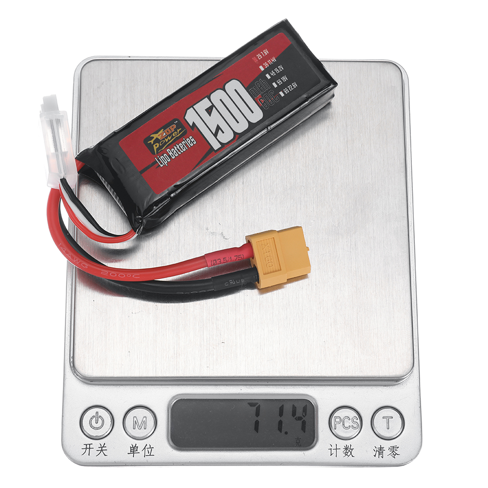 ZOPPower2S76V1500mAh60C114WhLiPoBatteryXT60PlugforRCDrone-1996285-9