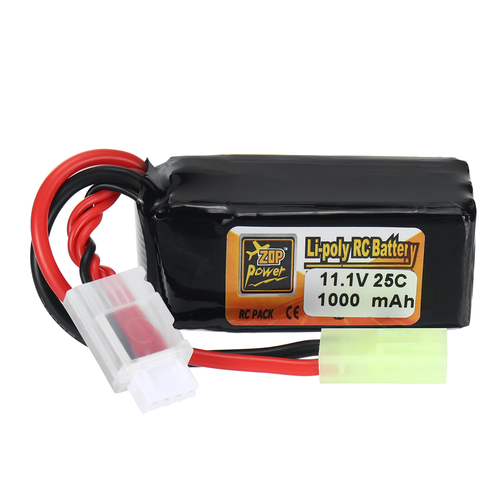 ZOPPower3S111V1000mAh25CLiPoBatteryTPlugforRCCarFPVRacingDroneAirplaneHelicopter-1990653-1
