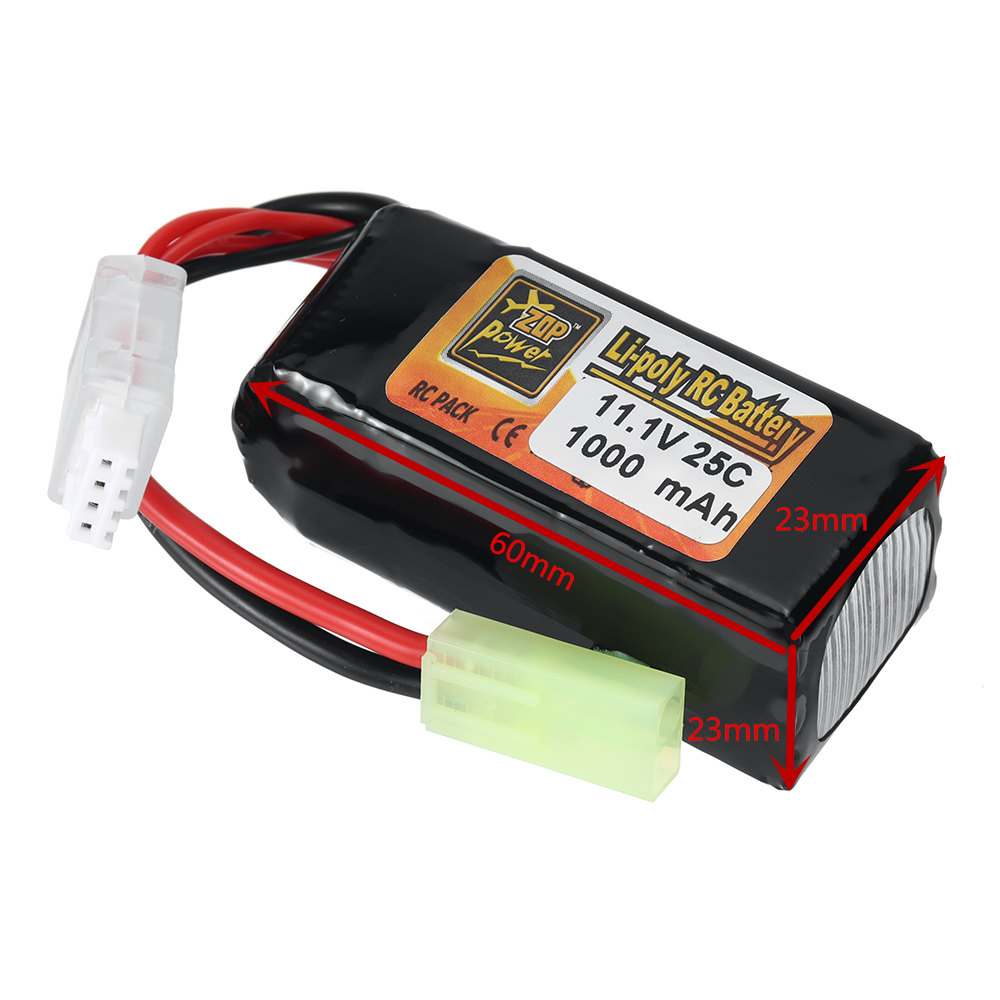 ZOPPower3S111V1000mAh25CLiPoBatteryTPlugforRCCarFPVRacingDroneAirplaneHelicopter-1990653-2