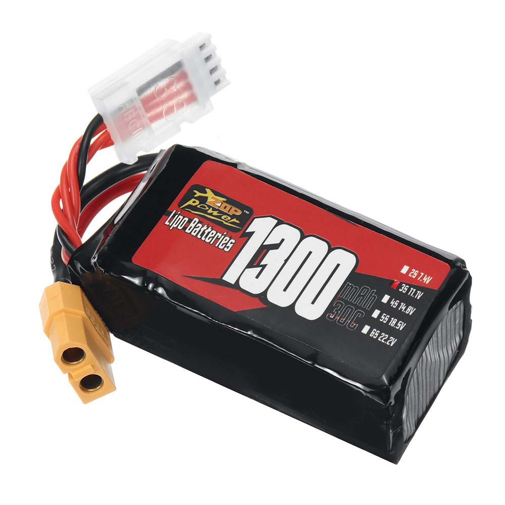 ZOPPower3S111V1300mAh30C1443WhLiPoBatteryXT60PlugforRCDroneFPVRacing-1998003-2