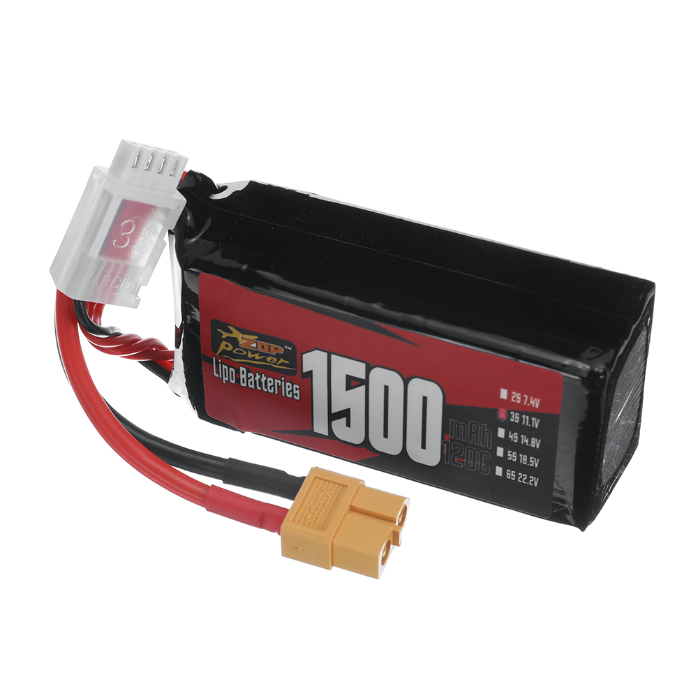 ZOPPower3S111V1500mAh120CLiPoBatteryXT60PlugforRCDrone-1996283-4