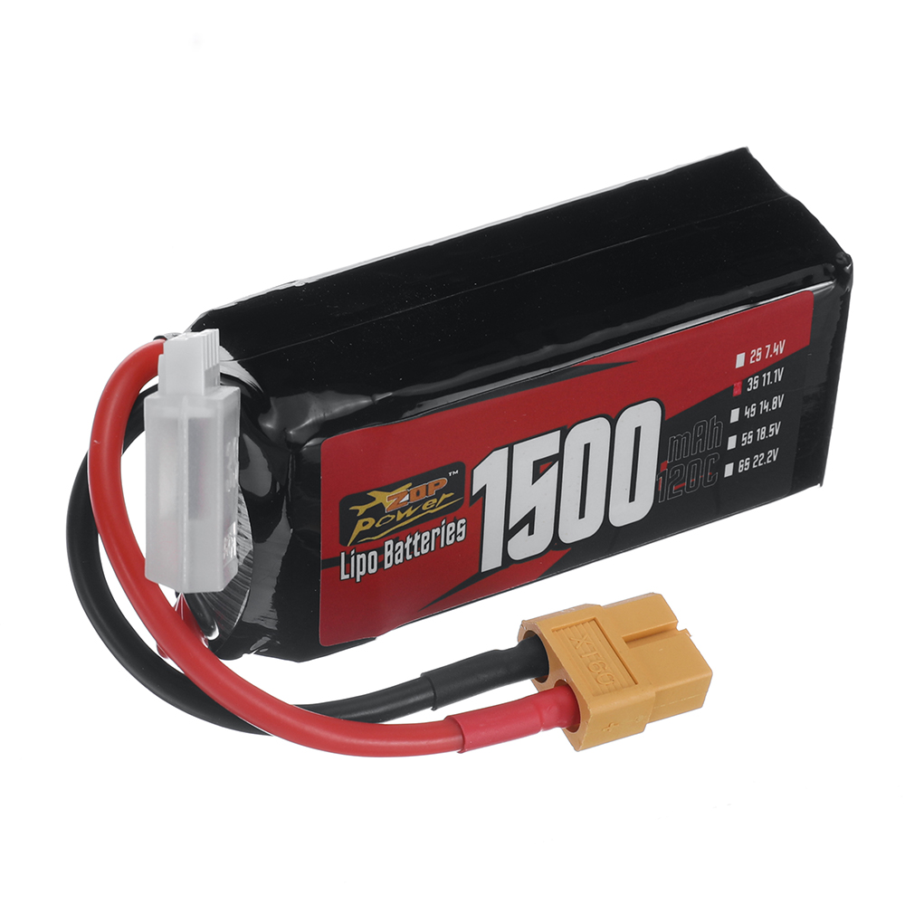 ZOPPower3S111V1500mAh120CLiPoBatteryXT60PlugforRCDrone-1996283-5