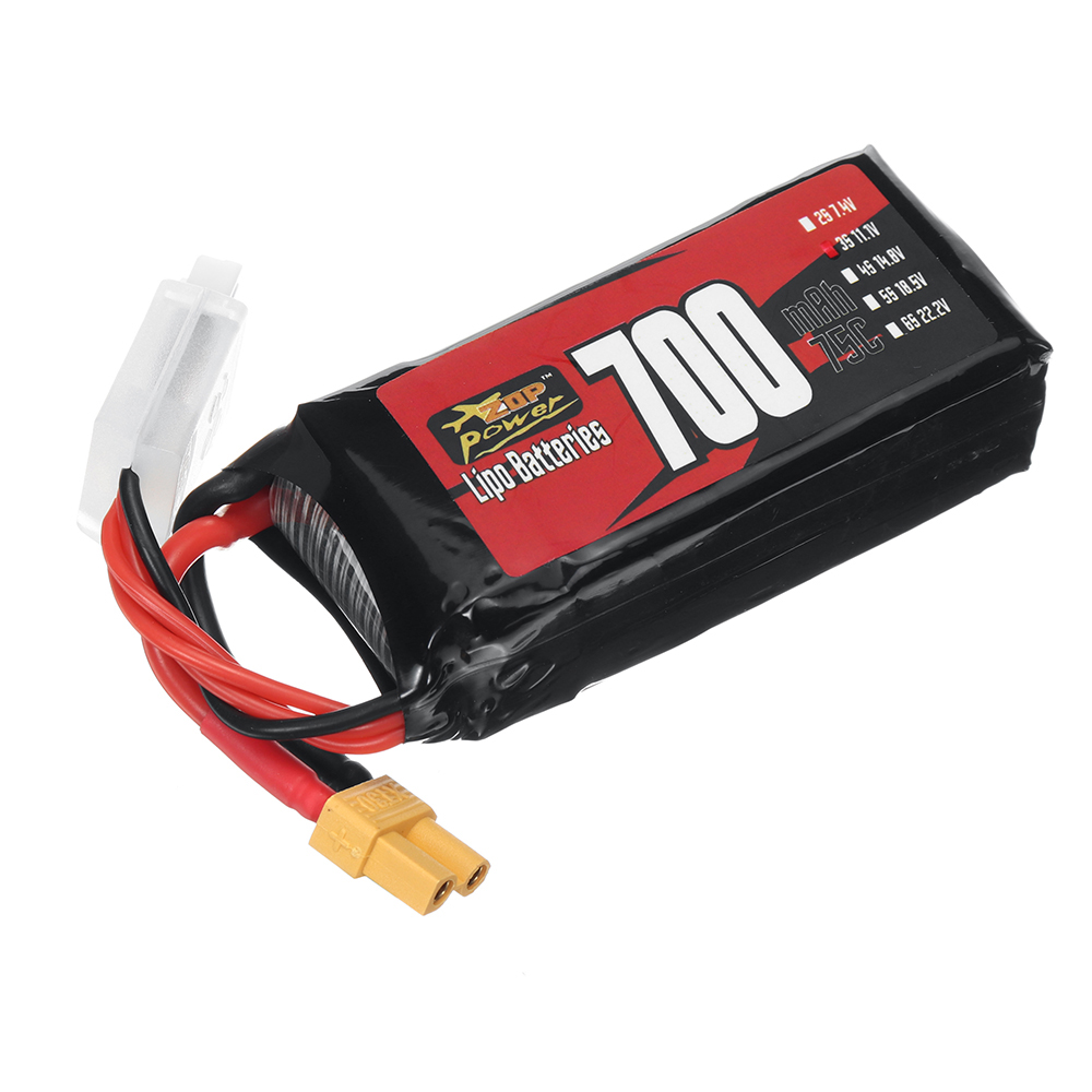 ZOPPower3S111V700mAh75C777WhLiPoBatteryXT30PlugforRCHelicopterAiplaneFPVRacingDrone-1997960-3