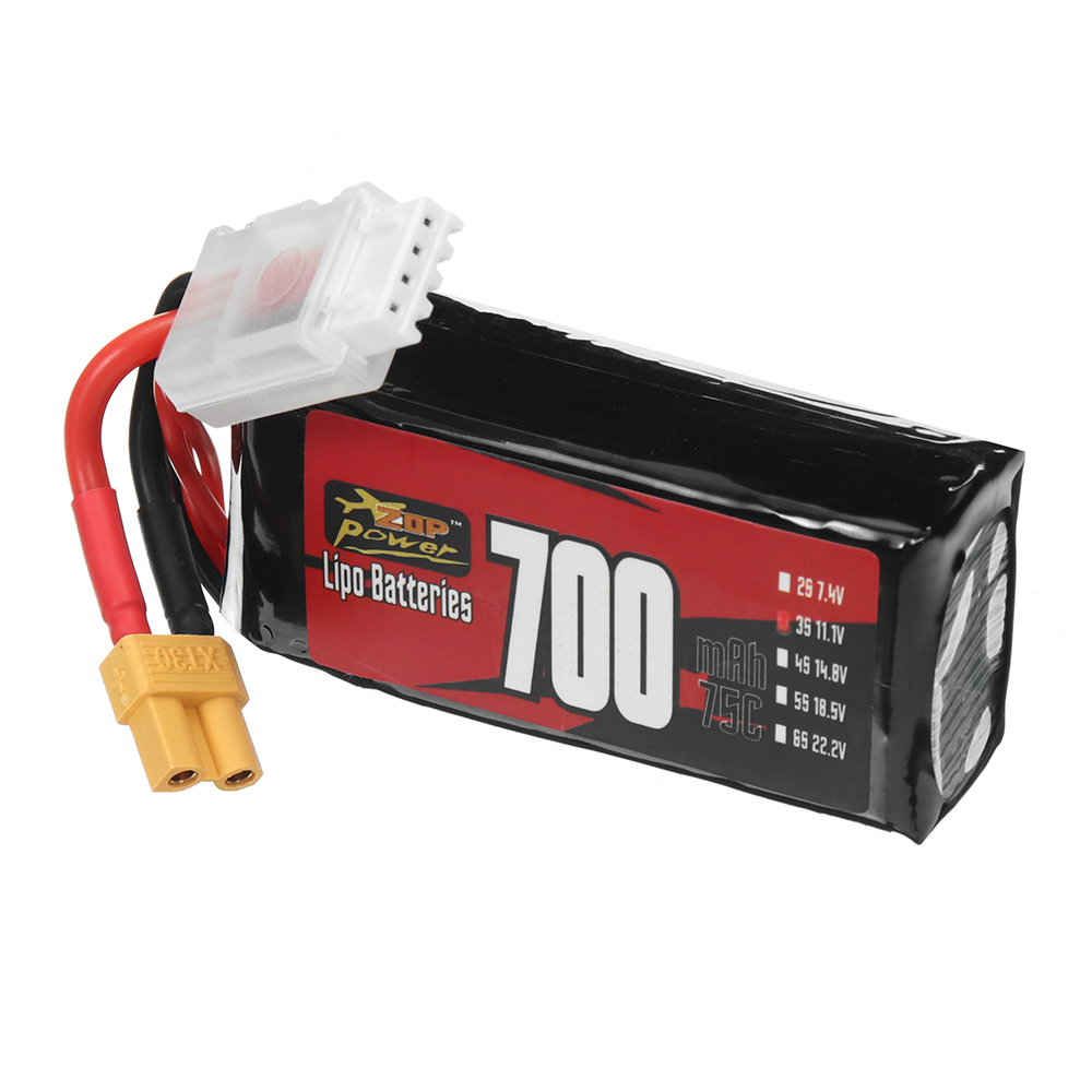 ZOPPower3S111V700mAh75C777WhLiPoBatteryXT30PlugforRCHelicopterAiplaneFPVRacingDrone-1997960-4