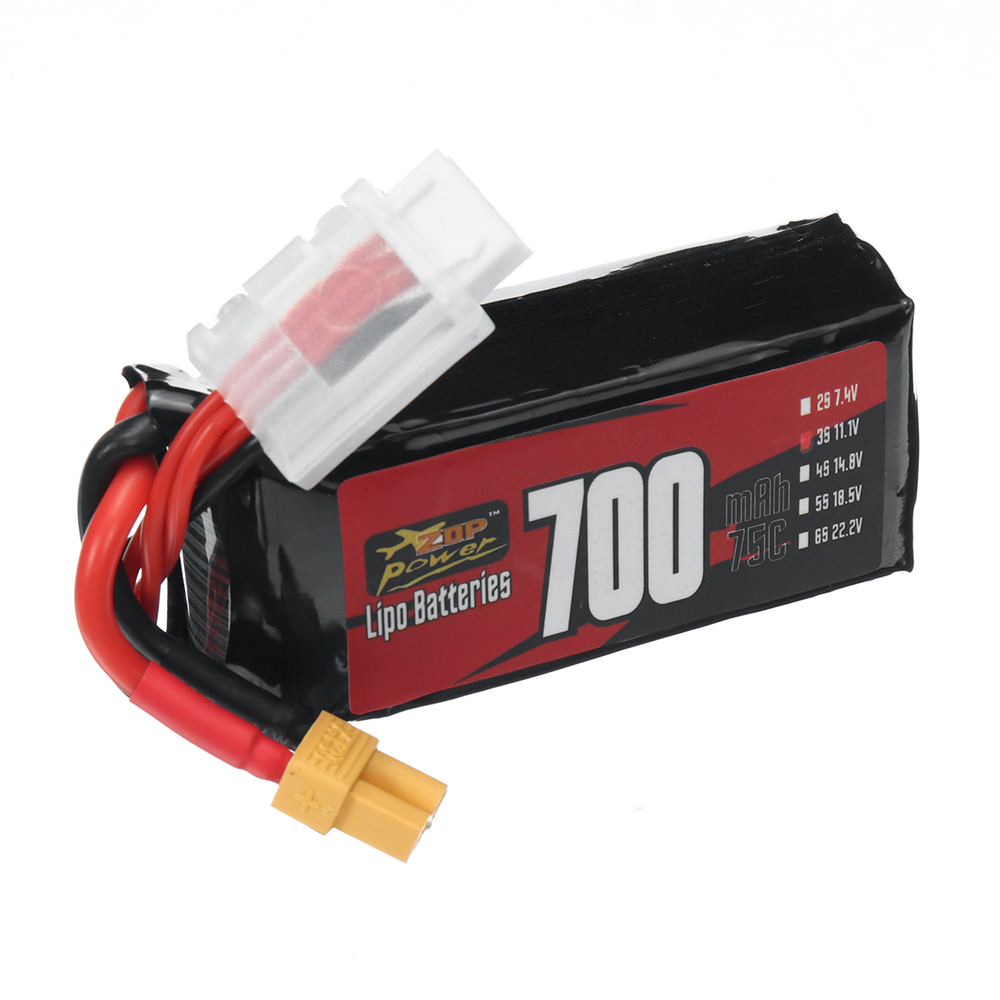 ZOPPower3S111V700mAh75C777WhLiPoBatteryXT30PlugforRCHelicopterAiplaneFPVRacingDrone-1997960-5