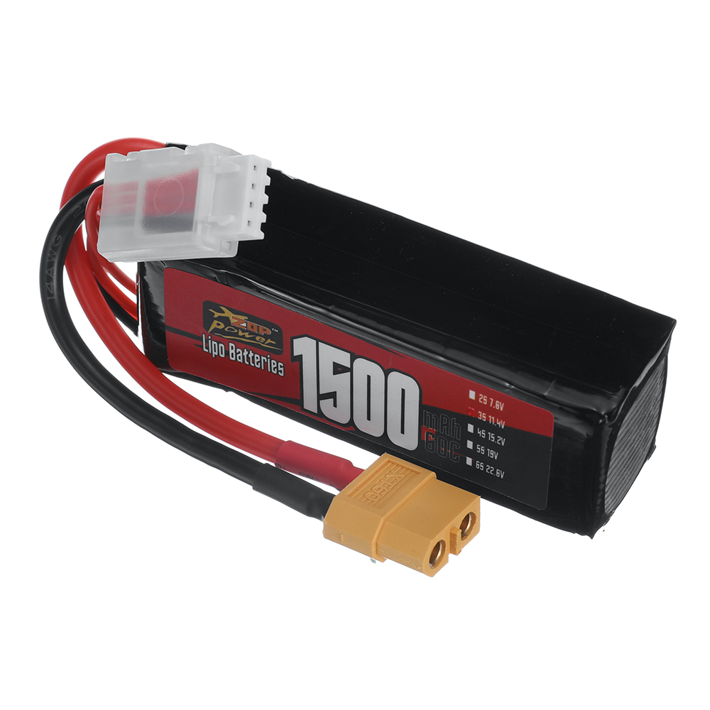 ZOPPower3S114V1500mAh60C171WhLiPoBatteryXT60PlugforRCDroneFPVRacing-1996275-5