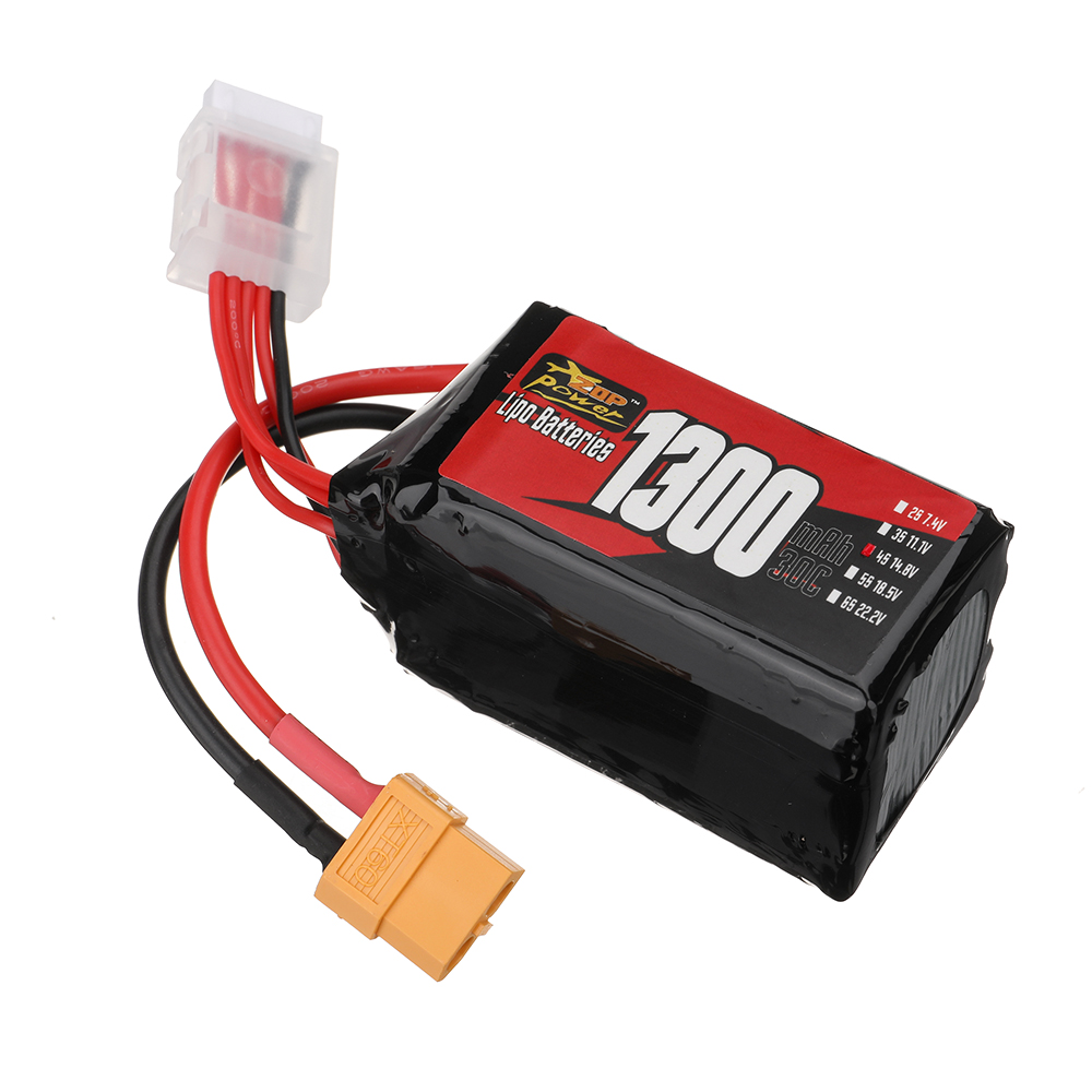 ZOPPower4S148V1300mAh30C1924WhLiPoBatteryXT60PlugforRCDroneFPVRacing-1998002-3