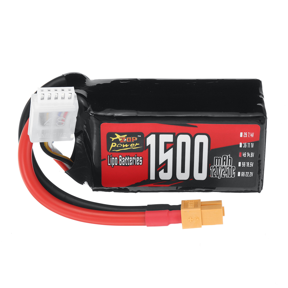 ZOPPower4S148V1500mAh120240C222WhLiPoBatteryXT60PlugforGeprcCinelog35150-220mm4Inch5InchFreestyleRCF-2002603-1