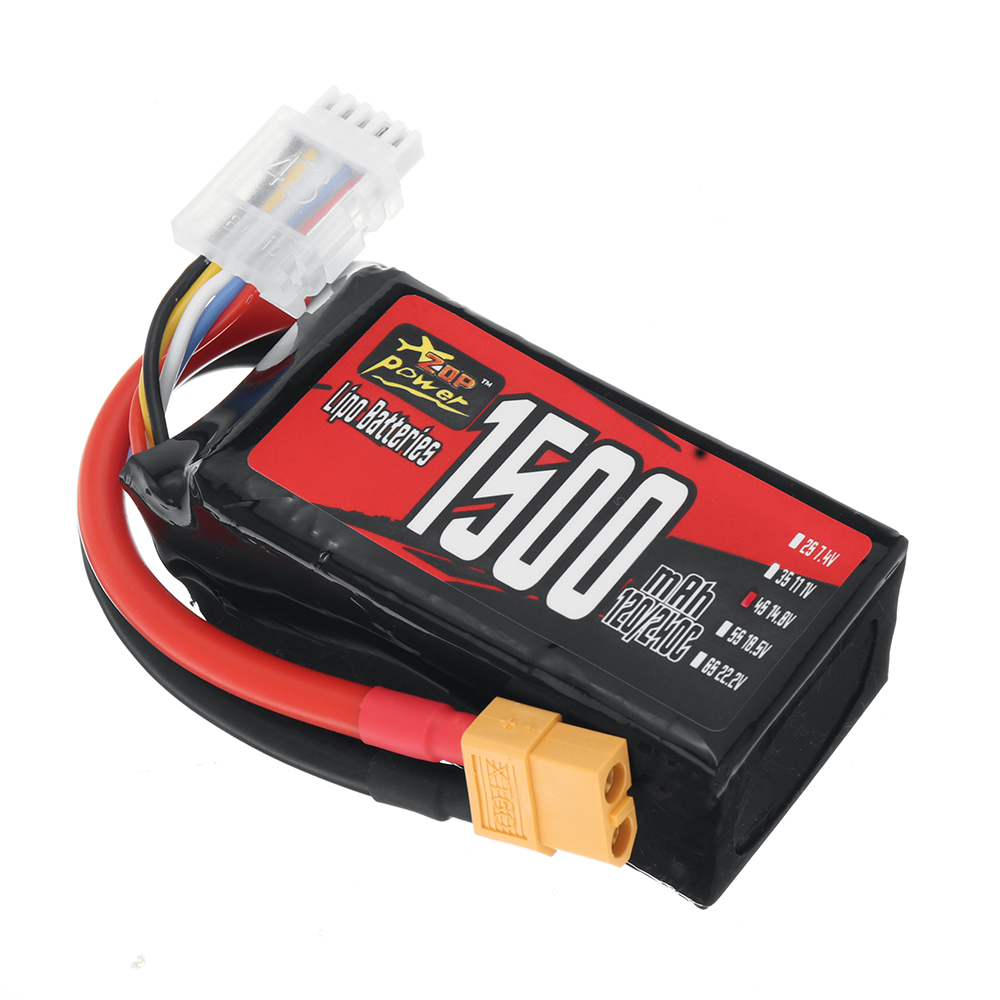 ZOPPower4S148V1500mAh120240C222WhLiPoBatteryXT60PlugforGeprcCinelog35150-220mm4Inch5InchFreestyleRCF-2002603-2