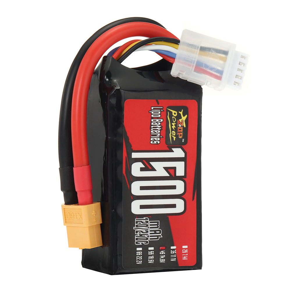 ZOPPower4S148V1500mAh120240C222WhLiPoBatteryXT60PlugforGeprcCinelog35150-220mm4Inch5InchFreestyleRCF-2002603-6