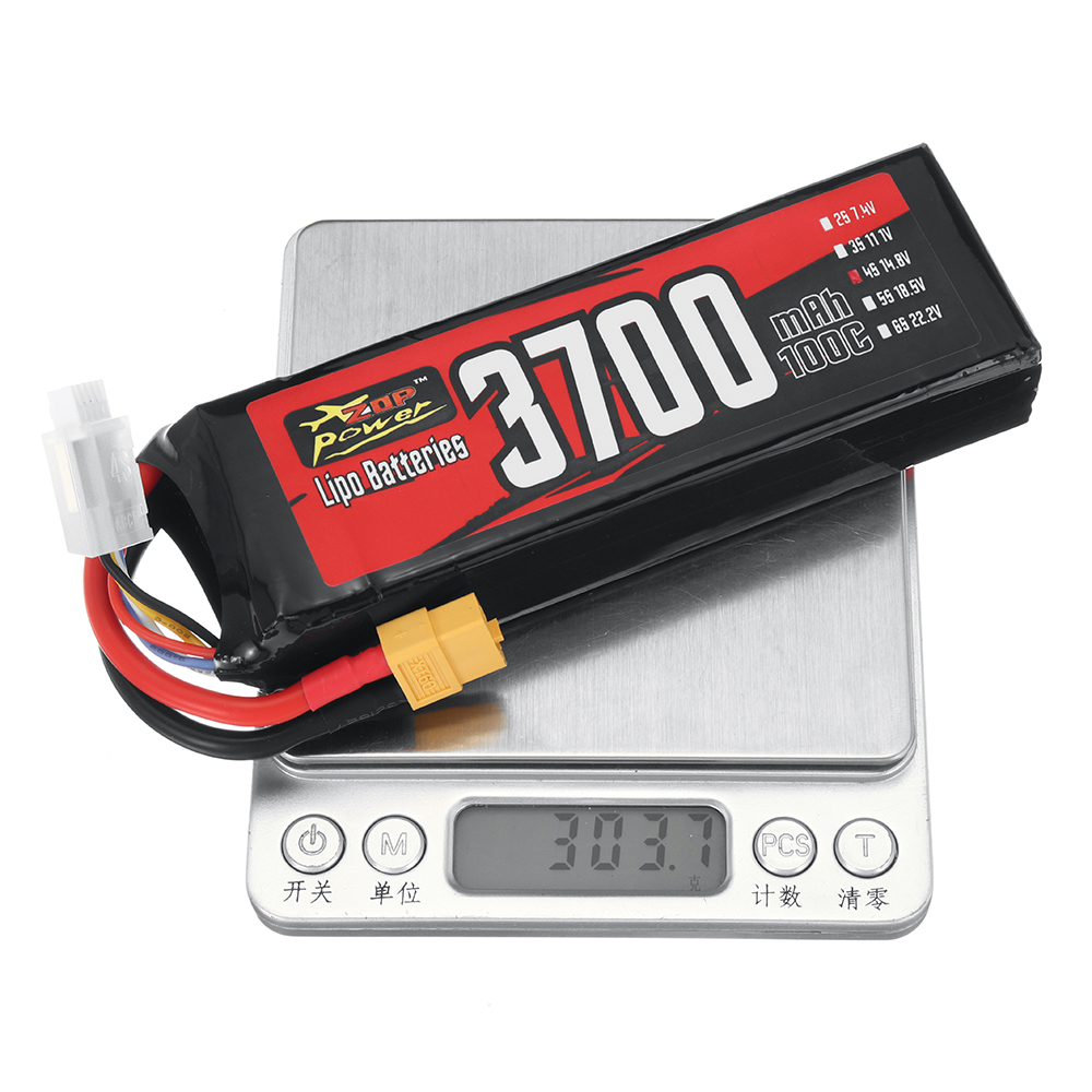 ZOPPower4S148V3700mAh100C5476WhLiPoBatteryXT60PlugforRCCar-2002593-9