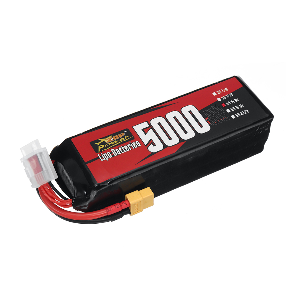 ZOPPower4S148V5000mAh100C74WhLiPoBatteryXT60PlugforRCCarFPVRacingDrone-1998006-3