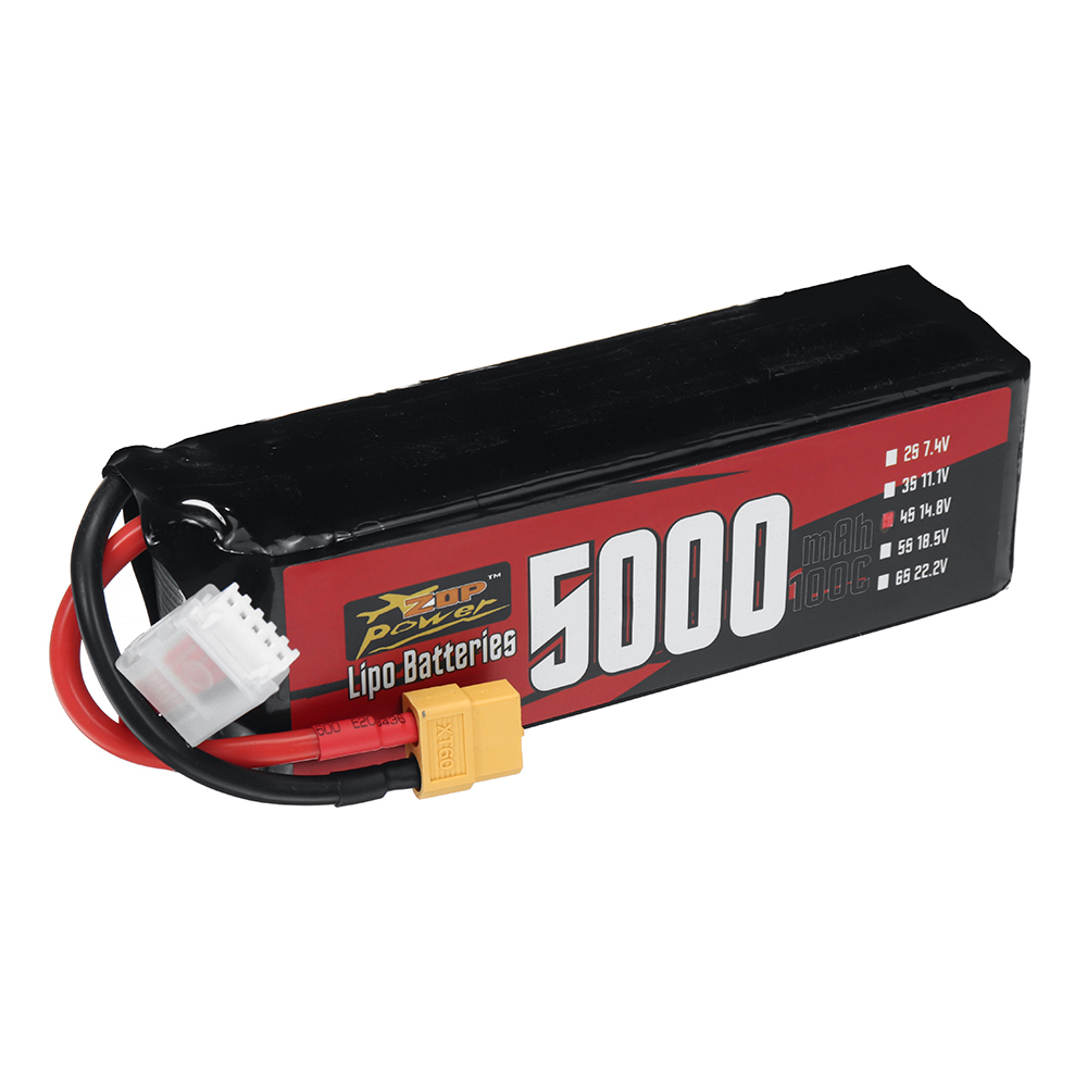 ZOPPower4S148V5000mAh100C74WhLiPoBatteryXT60PlugforRCCarFPVRacingDrone-1998006-4