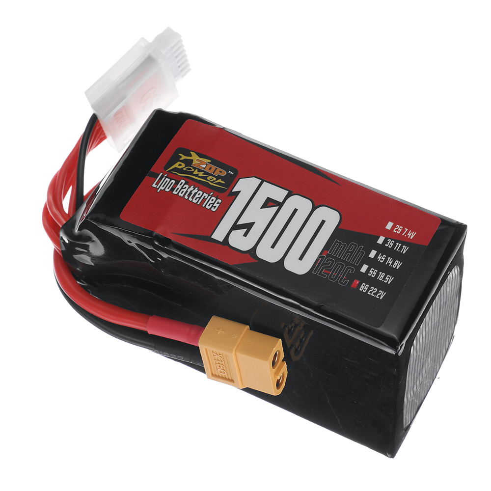 ZOPPower6S222V1500mAh120C333WhLiPoBatteryXT60PlugforSpeedyBeeMaster5V2RCFPVRacingDrone-1996286-2