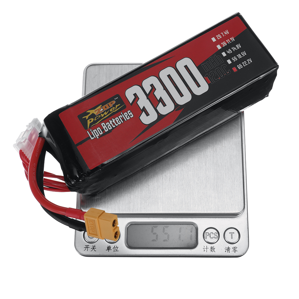 ZOPPower6S222V3300mAh120C7326WhLiPoBatteryXT60PlugforRCDrone-1996287-10