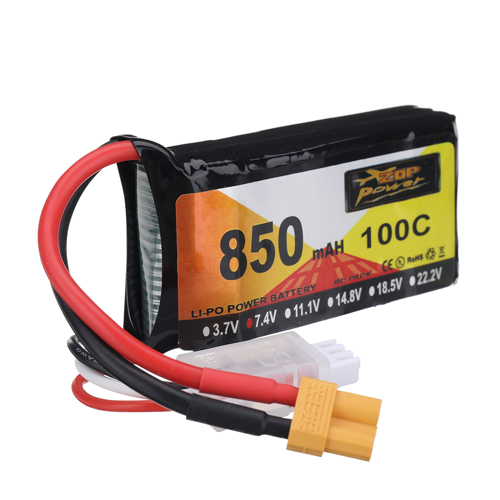 ZOPPower74V850mAh100C2SLiPoBatteryXT30PlugforRCDrone-1978448-2
