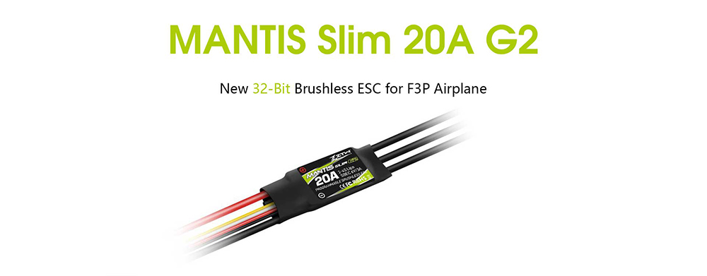 ZTWMantisSlim20AG2New32-BitBrushlessESCWith6V3ABEC2-4SforF3PRCAirplane-1999507-1