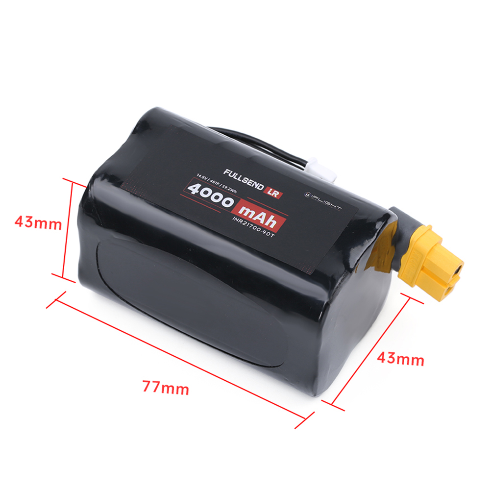 iFlightFullsendLRSeries4000mAh4S6S222V148VLiPoBatteryINR21700-40TXT60HPlugforRCDroneFPVRacing-1878301-4