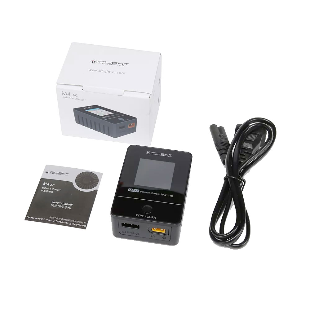 iFlightM4AC100-240V30WBatteryCharger25A25WChargingPowerfor1-4SXT30Battery-1997010-7