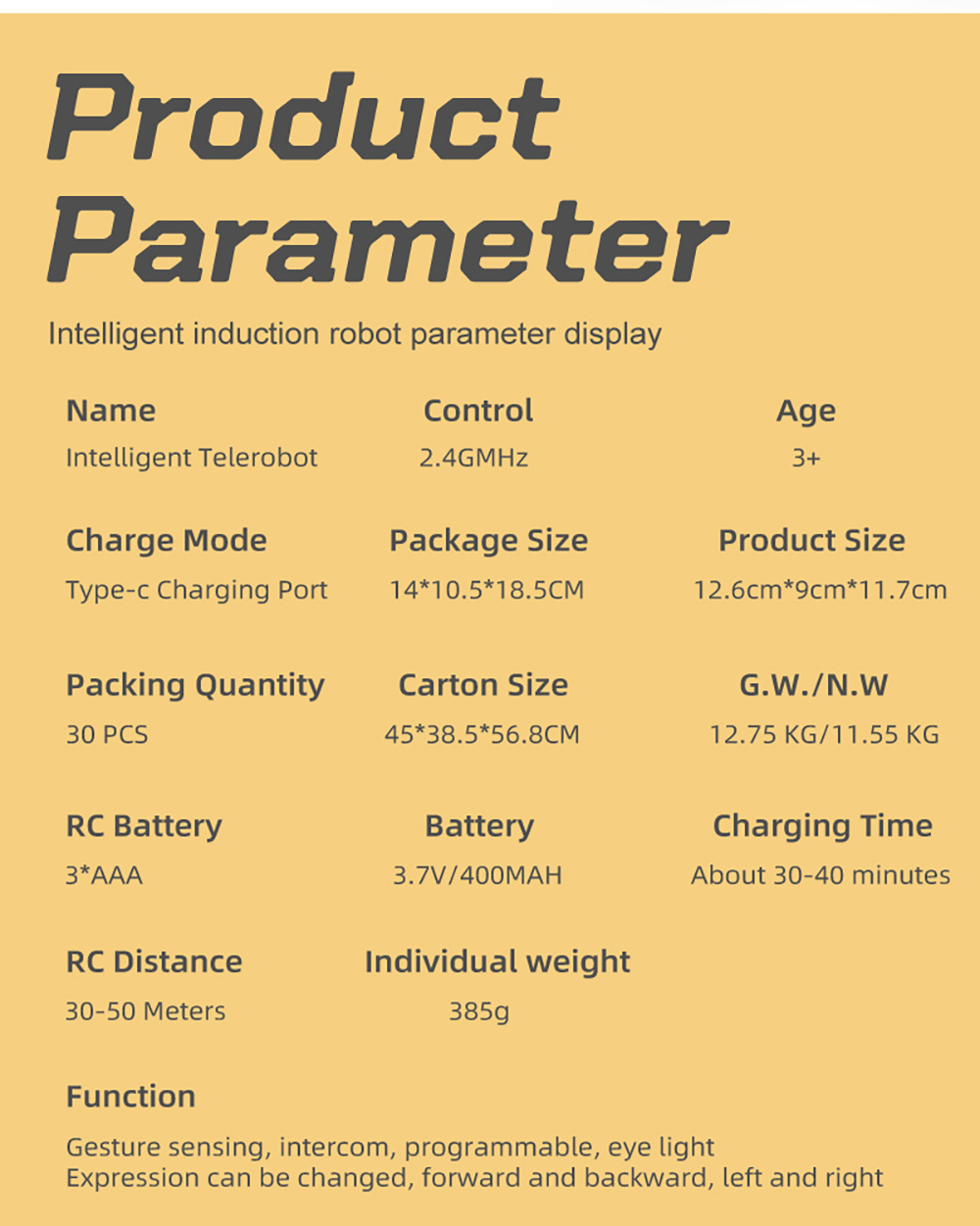 24GHzMiniRemoteControlProgrammingRobotMultifunctionalLEDLightsControlOmnidirectionalMarchingRobotToy-2014566-25