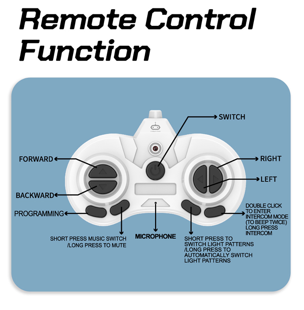 24GHzMiniRemoteControlProgrammingRobotMultifunctionalLEDLightsControlOmnidirectionalMarchingRobotToy-2014566-10