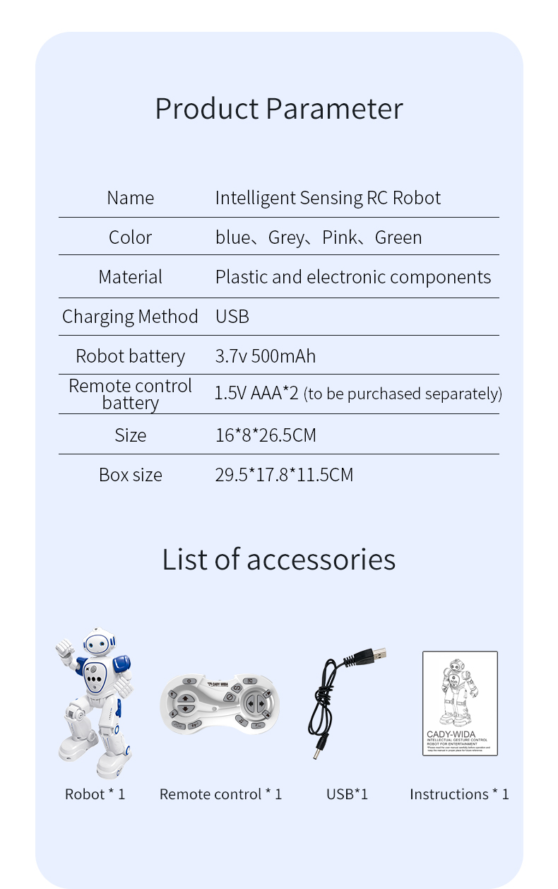 JJRCR21IntelligentSensingRCRobotCADYWIDAProgrammingGestureControlRobotEntertainmentRCRobotGiftforKid-1984291-8