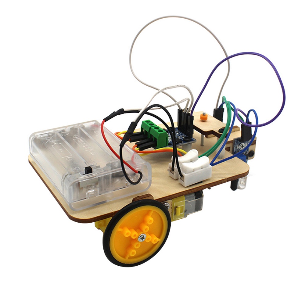 SmartRobotTruckChassisKitSteamEducationLearningElectronicCircuitforArduinoDIYToy-1708690-2