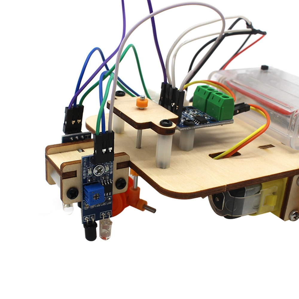 SmartRobotTruckChassisKitSteamEducationLearningElectronicCircuitforArduinoDIYToy-1708690-4
