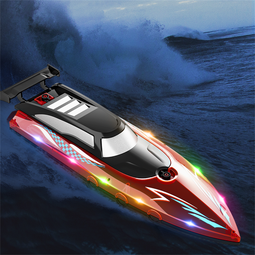 3502350313624GRCBoatSpeedboatDualMotorsWaterproofLEDLightRemoteControlShipHighSpeedVehiclesRTRModels-2011181-3