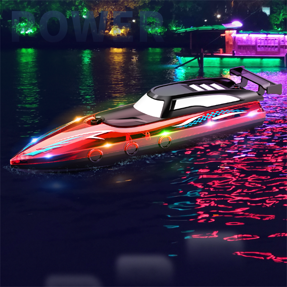 3502350313624GRCBoatSpeedboatDualMotorsWaterproofLEDLightRemoteControlShipHighSpeedVehiclesRTRModels-2011181-4