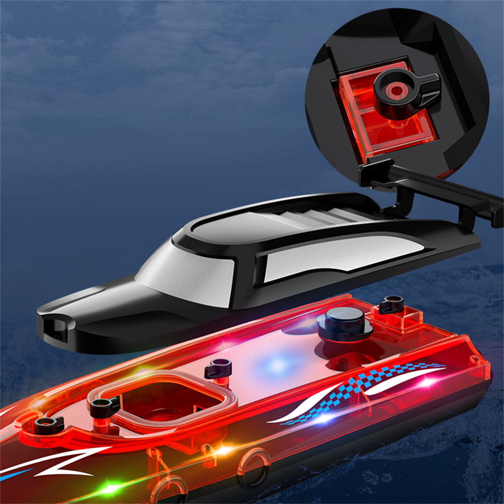 3502350313624GRCBoatSpeedboatDualMotorsWaterproofLEDLightRemoteControlShipHighSpeedVehiclesRTRModels-2011181-6