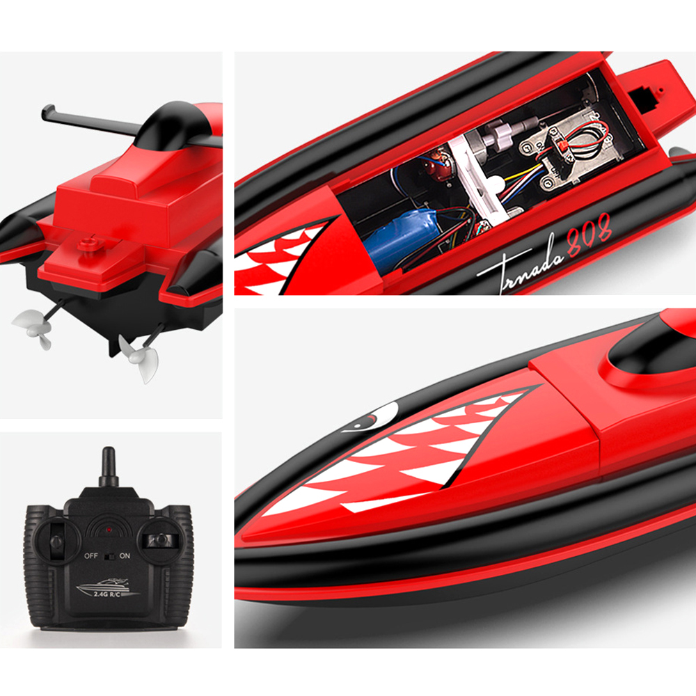 808SharkHighSpeed24GhzRemoteControlRCBoatwithDualMotor25kmh-1991138-5