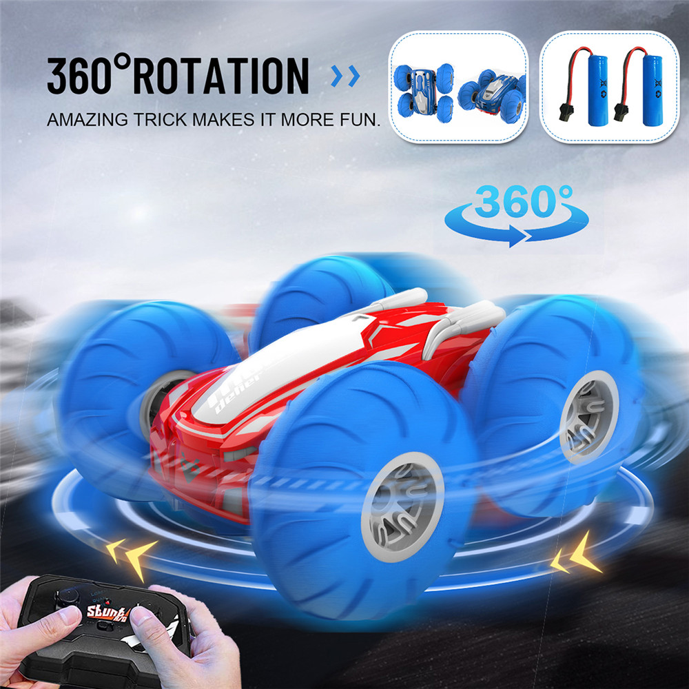 EachineEC71RTRTwoBatteries24GDoubleSidedStuntRCCar360DegreeRotationVehiclesModelKidChildToys-1890509-1