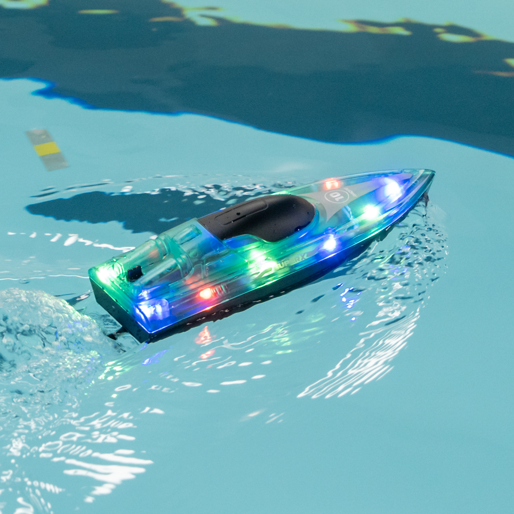 FlytecV55524G4CHRCBoatLEDLightingWaterMiniShippingModelsCreativePoolsLakesKidsChildrenToys60MinutesP-1981426-21