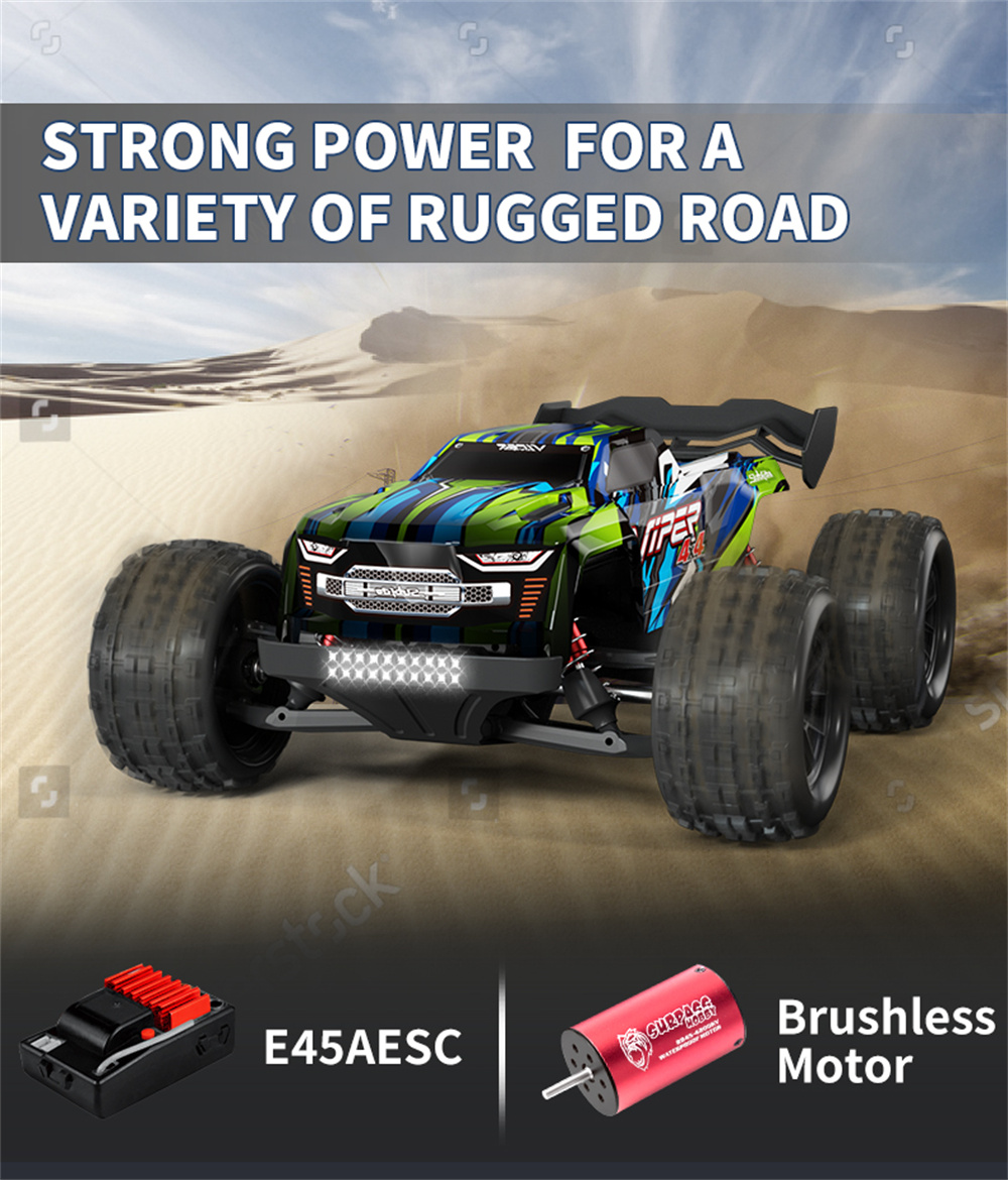 FunskyS910Pro11624G4WD45kmhBrushlessRCCarTwoBatteryDesertOff-RoadHighSpeedFullProportionalVehiclesMo-2000637-7