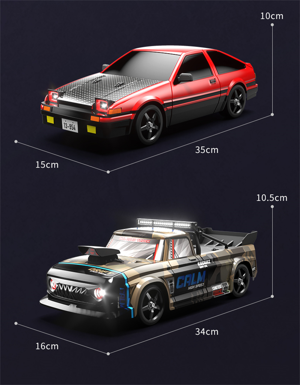 HBToysRTRR120102030411224G4WDDriftAE86RCCarGyroFullProportionalLEDLightHighSpeedRacingOn-RoadVehicle-2011405-16