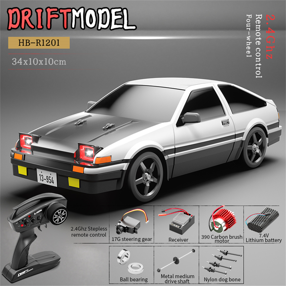 HBToysRTRR120102030411224G4WDDriftAE86RCCarGyroFullProportionalLEDLightHighSpeedRacingOn-RoadVehicle-2011405-23