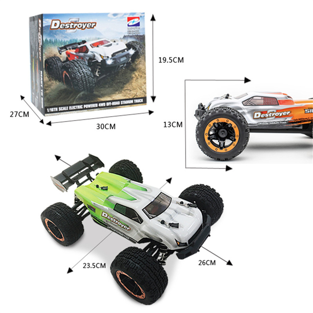 HBX16890A11624G4WD45kmhBrushlessRCCarHighSpeedFastOff-RoadTruckFullProportionalVehiclesModelsRTRToys-1990109-7
