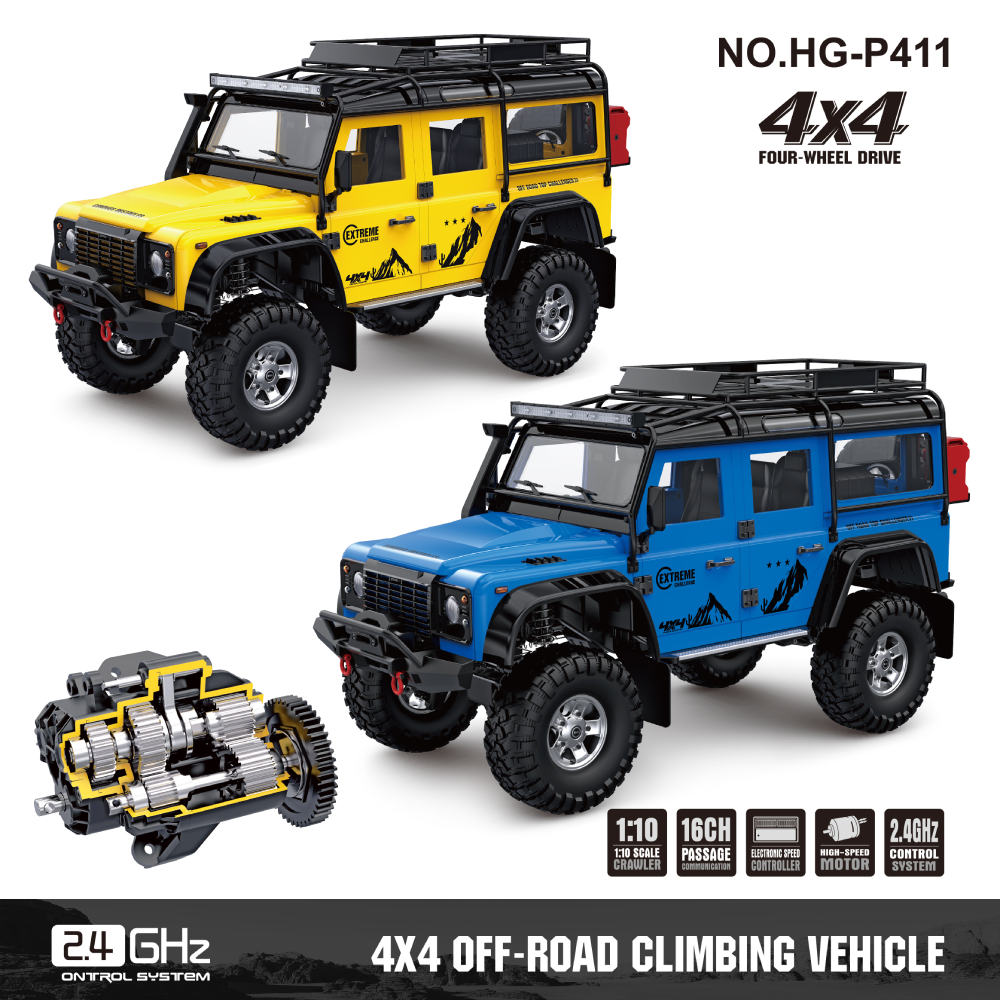 HGP411TRASPED11024G4WD16CHTX4RCCarRockCrawlerOff-RoadTruckwithoutBatteryChargerVehiclesModels-1957209-1