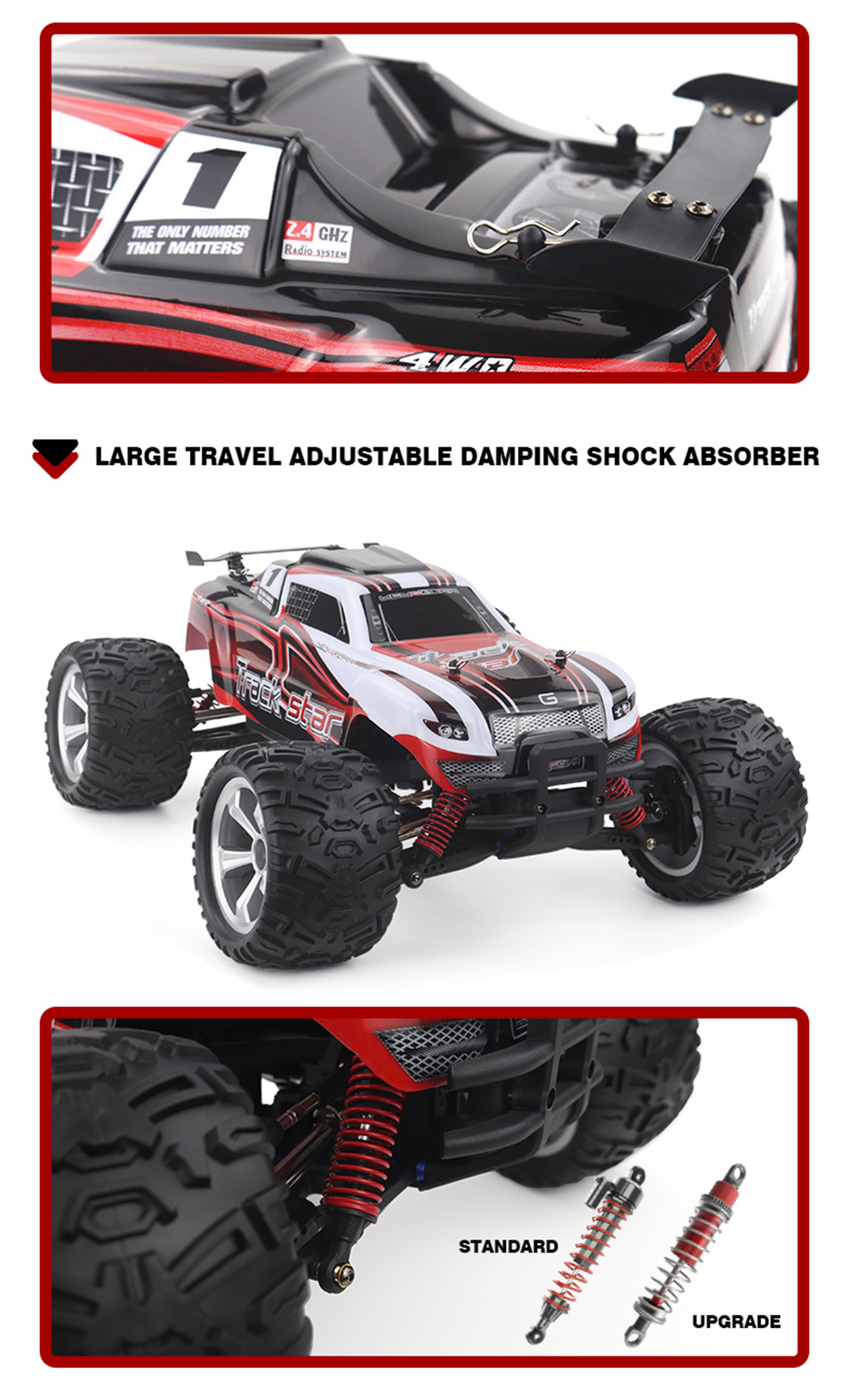 HGTRASPED10411024G4WD30kmhRCCarKnight570BrushedHighSpeedOff-roadTruckVehiclesModelsRTRToy-1999872-6