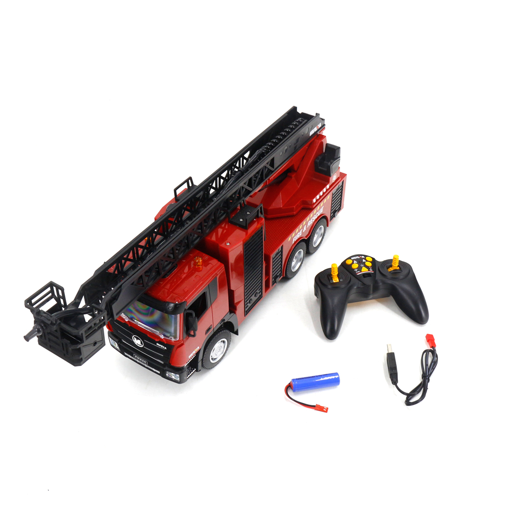 HUINA13611189CHSemi-AlloyRemoteControlEngineeringToyFireClimbingRescueAerialLadderVehicleRCCarModels-1996510-15