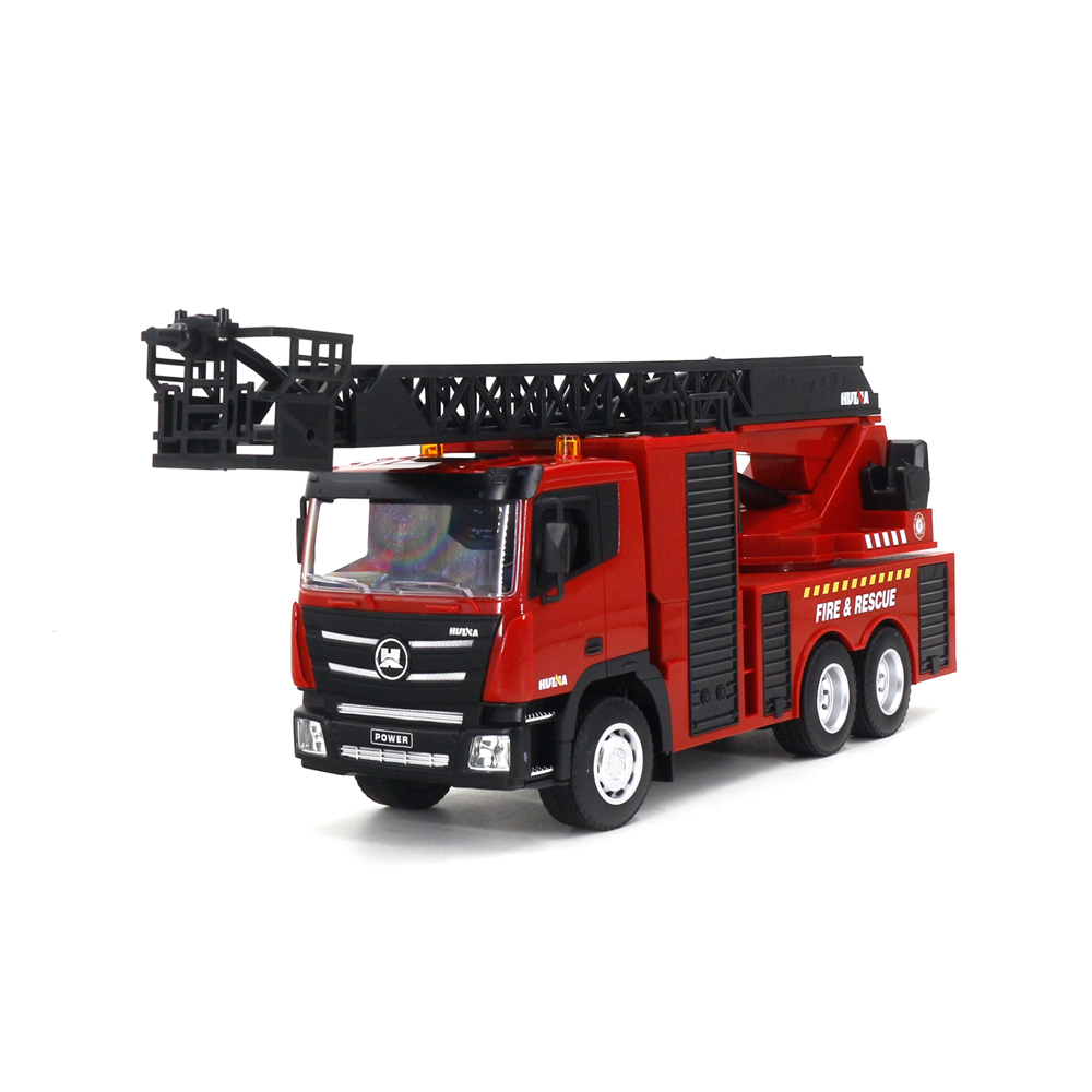 HUINA13611189CHSemi-AlloyRemoteControlEngineeringToyFireClimbingRescueAerialLadderVehicleRCCarModels-1996510-8