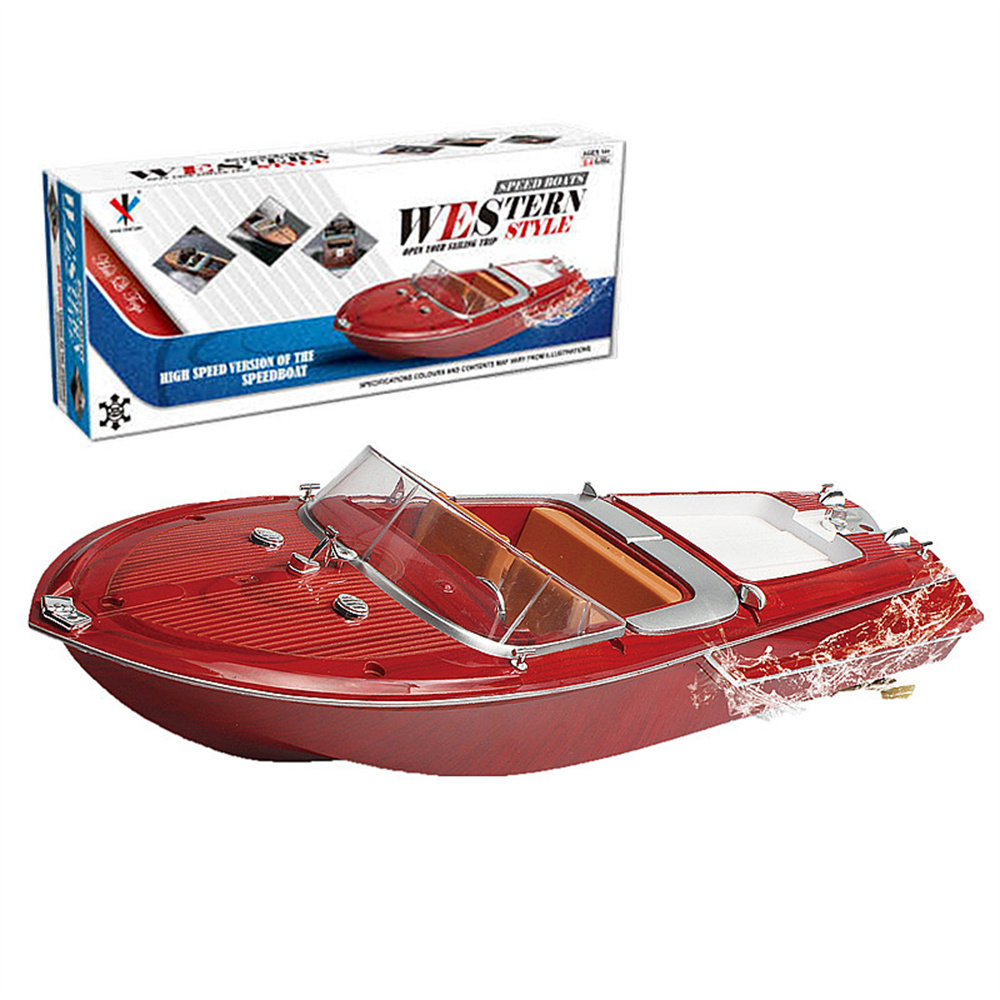 HUIQISK1RTR24G25kmhRCBoatRemoteControlRacingShipWaterproofWoodSpeedboatToysVehicleRetroModels-1985329-14